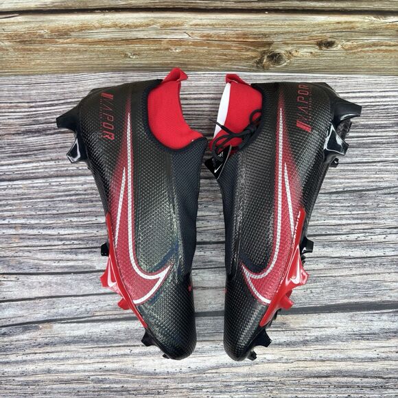 Mens Size 13.5 Nike Edge Vapor Pro 360 Black Red Football Cleats AO8277-003 main image 7